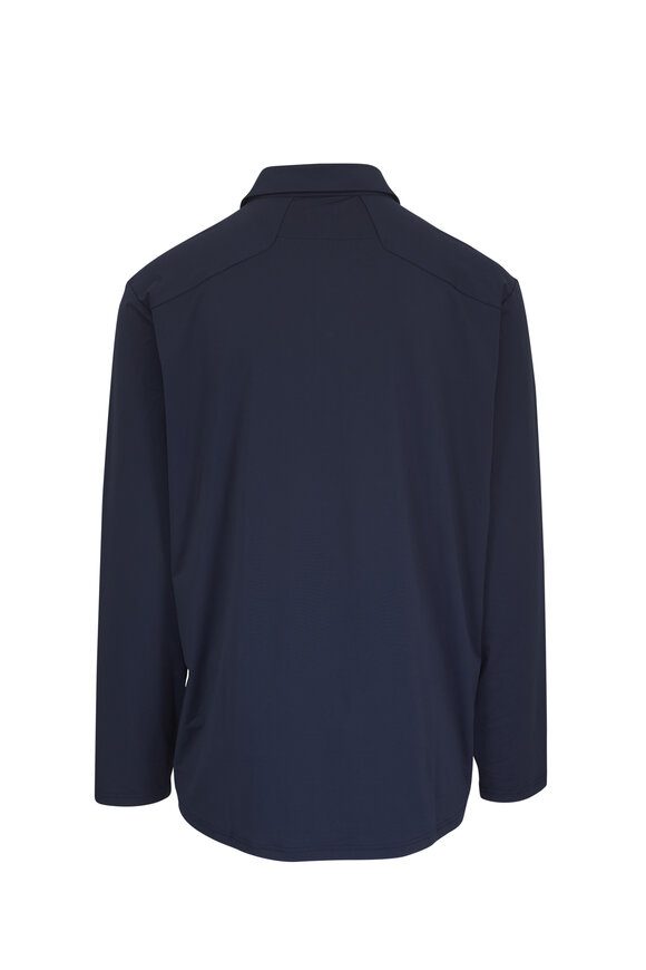 RLX Ralph Lauren Navy Tech Waffle Knit Hoodie - view 5