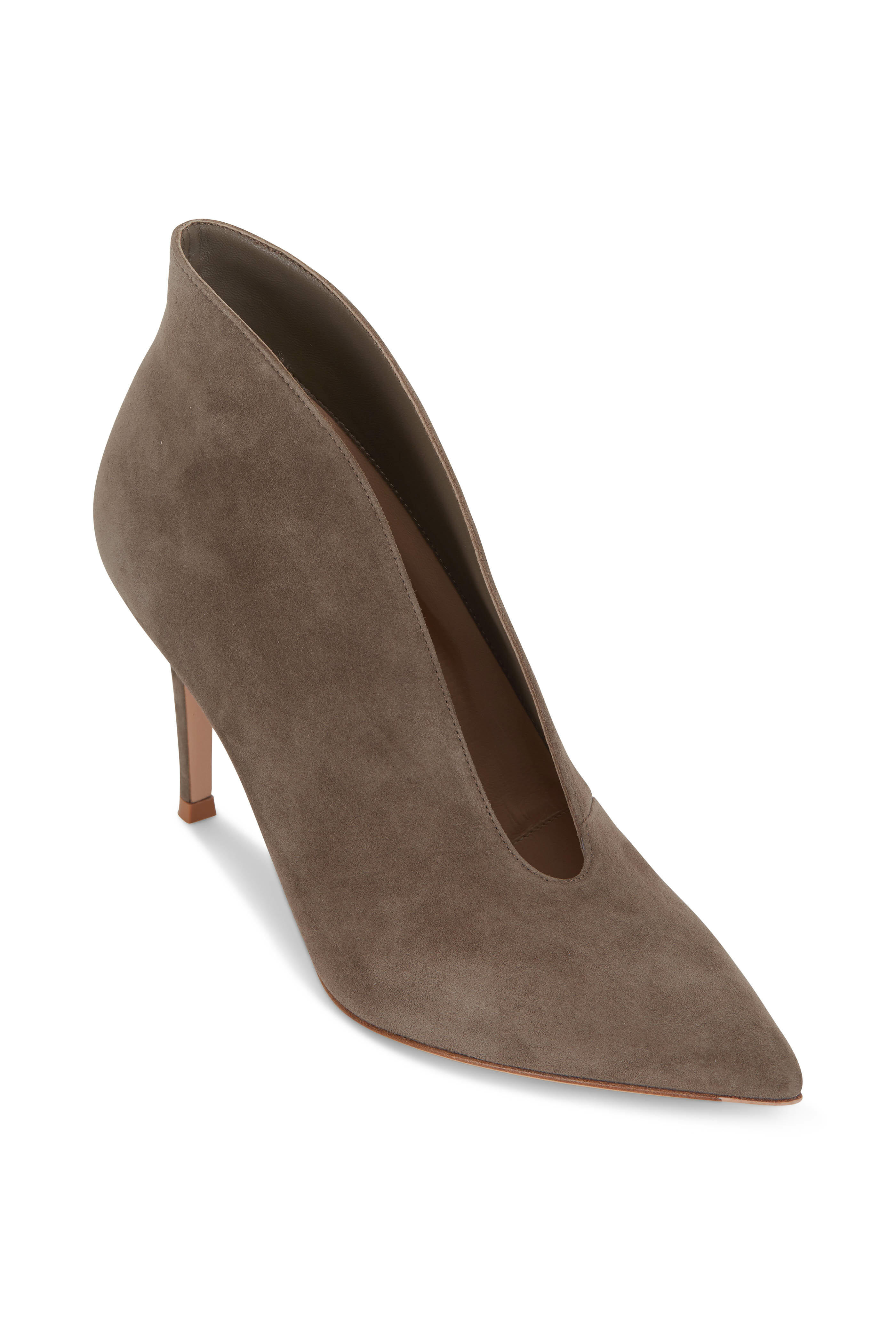 パンプス Gianvito Rossi Chocolate suede pumps Gianvito 70 suede pumps in brown - Gianvito Rossi | Mytheresa