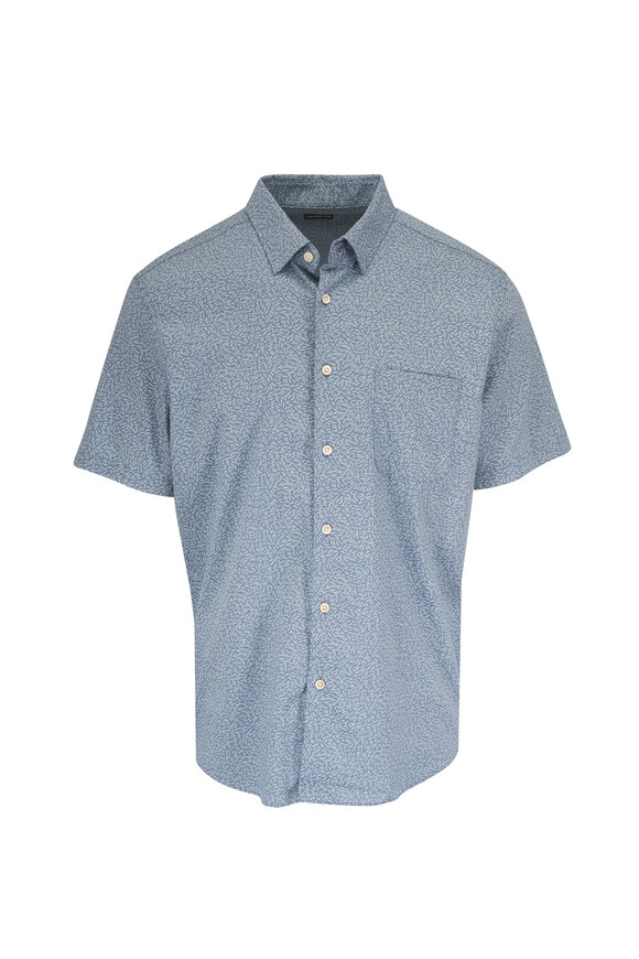 Faherty Brand Movement™ Monterey Teal Grove Foliage Sport Shirt - view 1