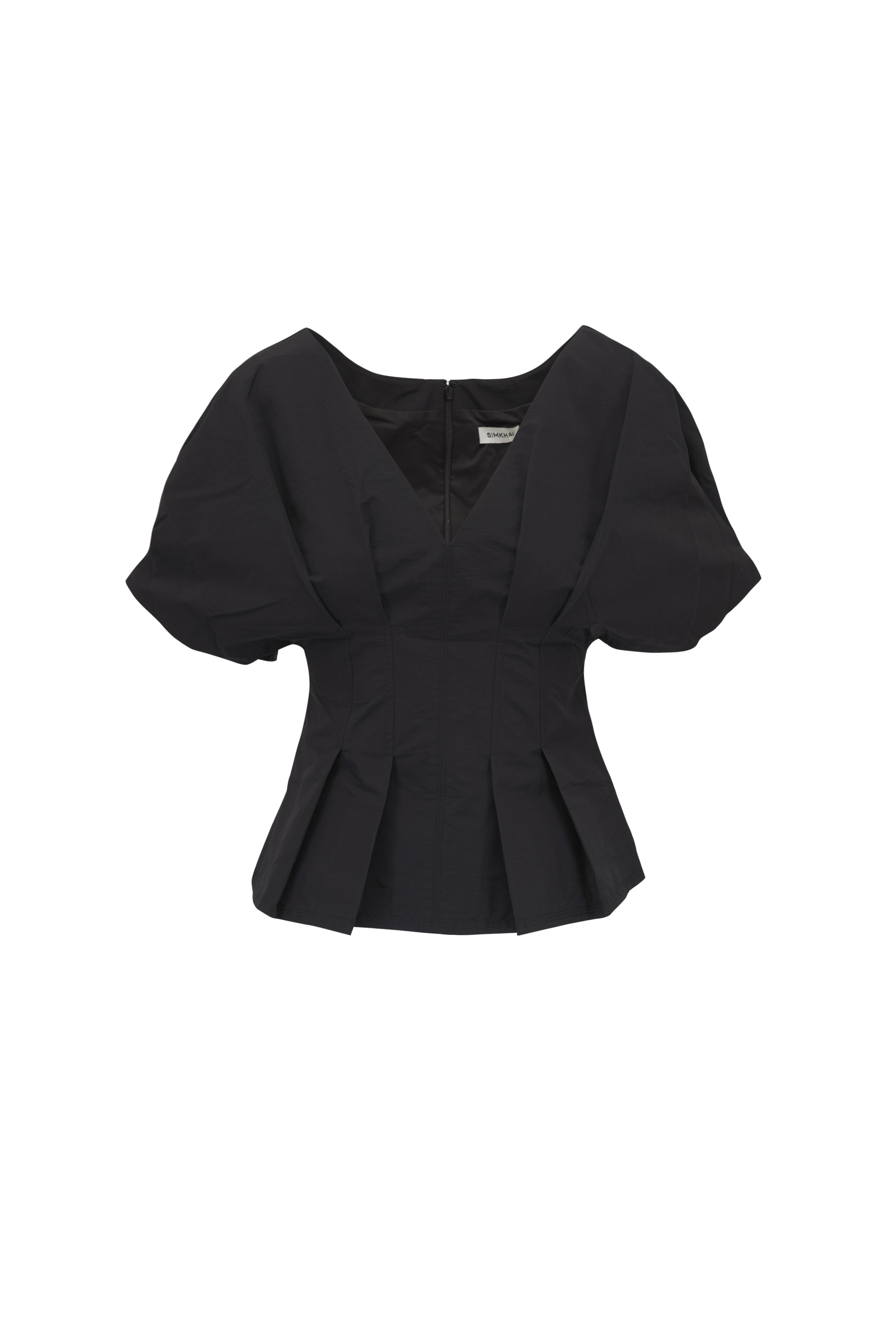 Simkhai - Rozen Black Peplum Top