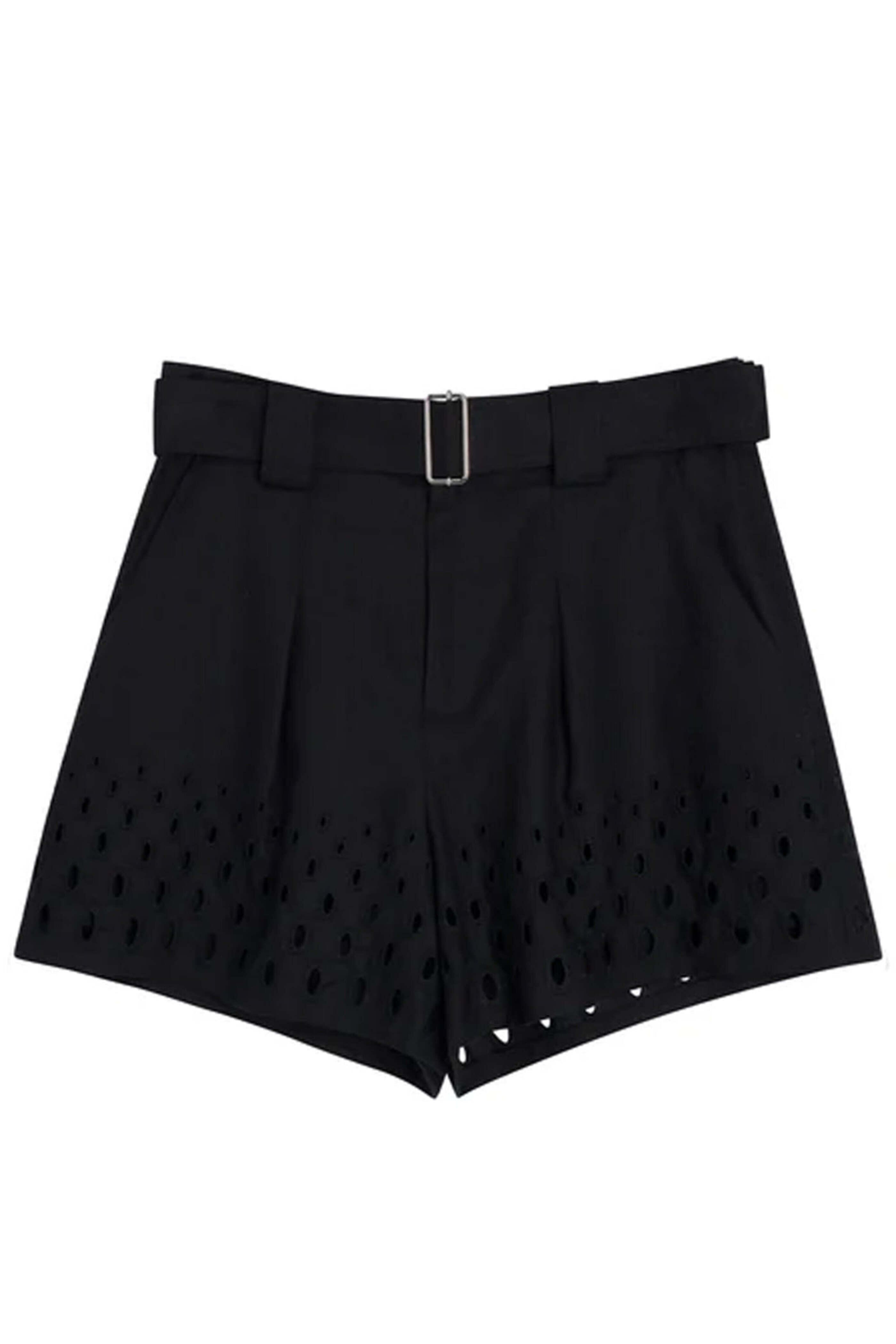 A.L.C. - Black Eyelet Kali Short