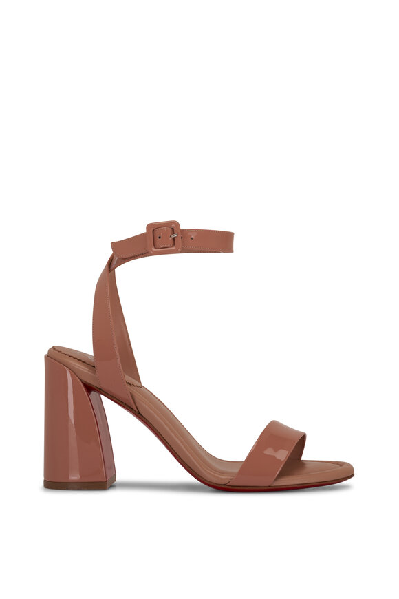 Christian louboutin block heel sandal best sale