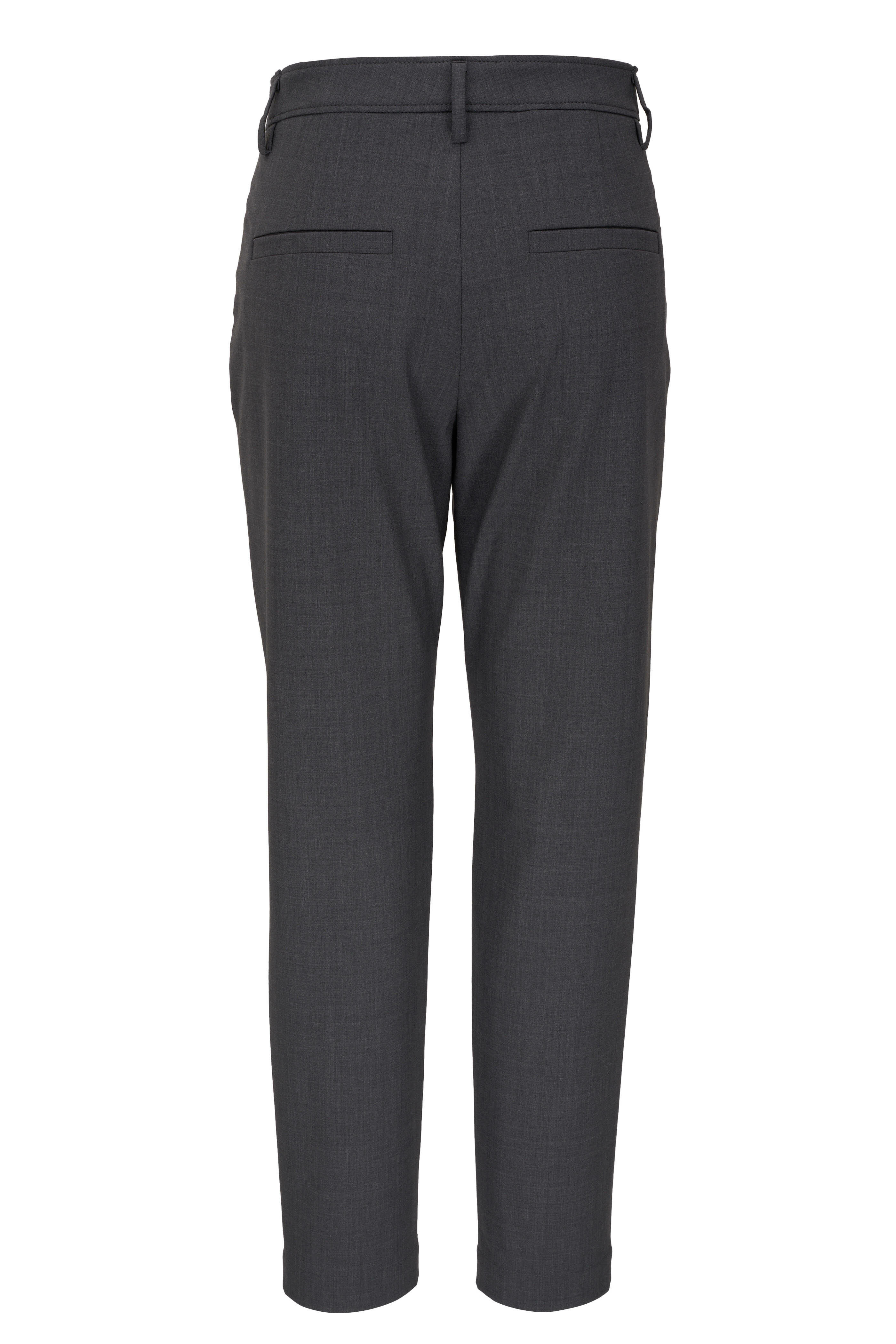 Pantalon Brunello Cucinelli Anthracite Laine Stretch - Taille 42 Femme - Occasion Très Bon état