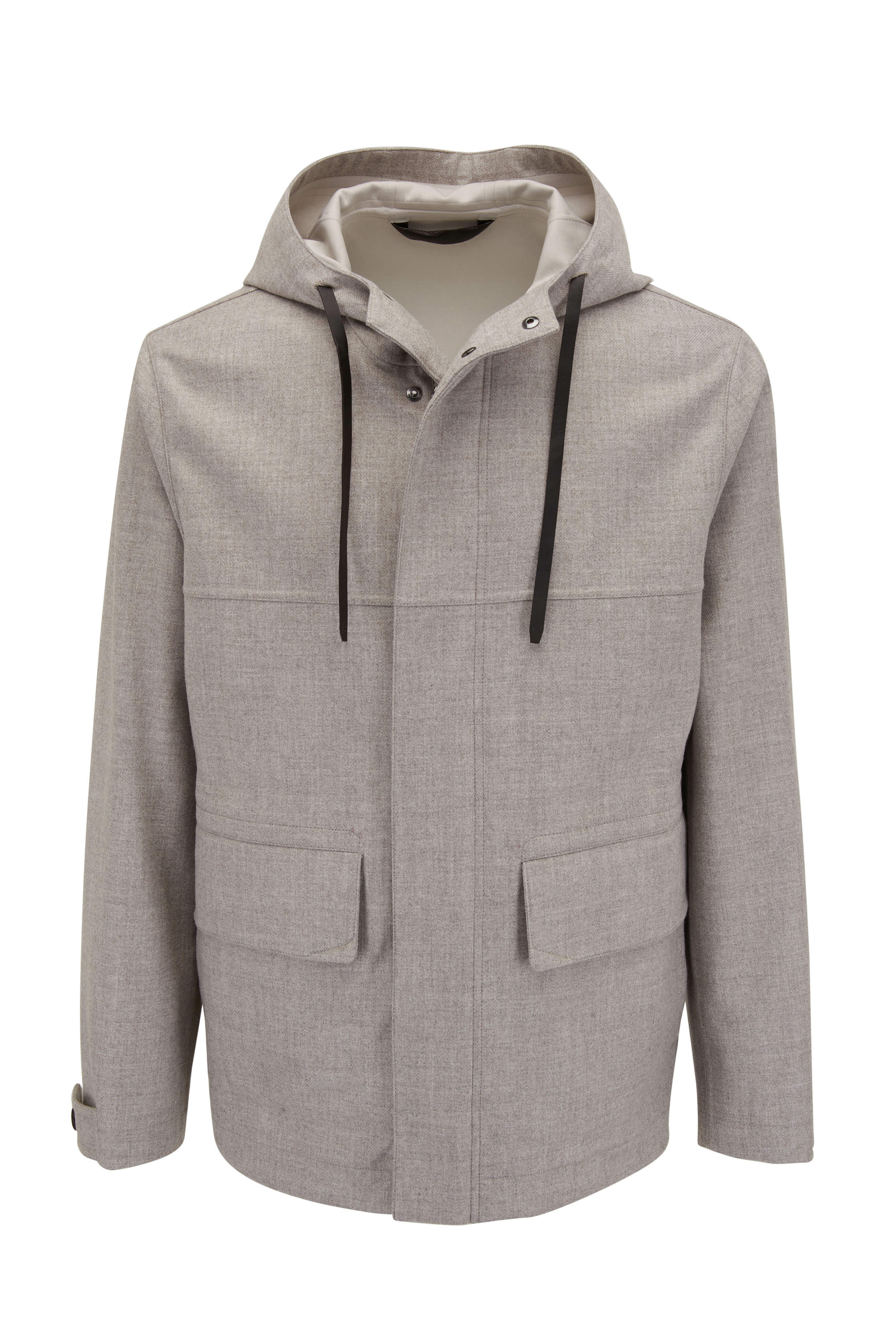 Brioni - Performa Beige Wool & Cashmere Windbreaker Jacket