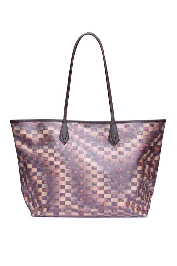 Moreau Paris Saint Tropez Chocolate Canvas Tote