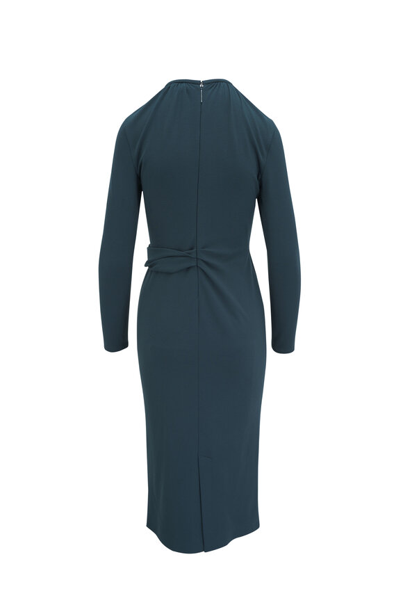 Giorgio Armani - Jade Keyhole Milano Jersey Midi Dress 