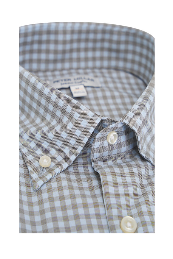 Peter Millar - Murray Dark Olive Performance Sport Shirt 