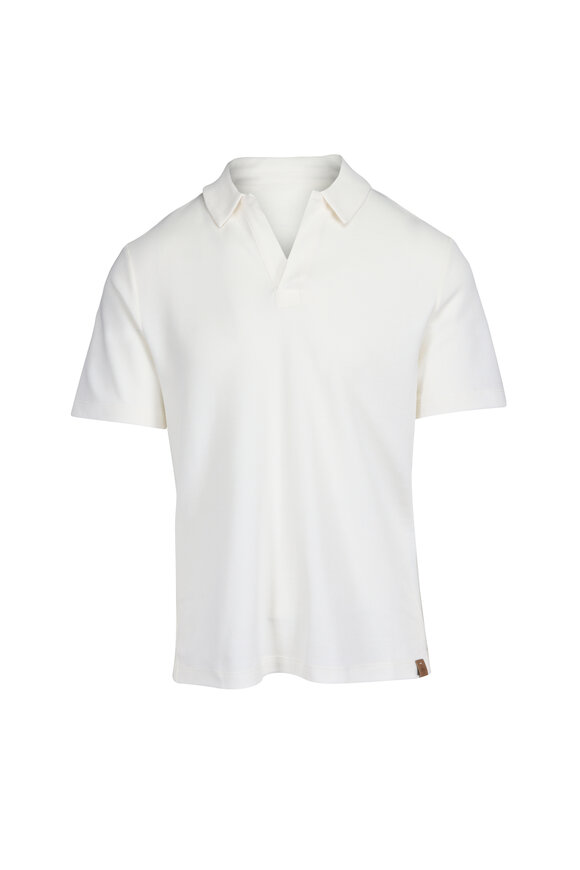 Jacob Cohen  Off White Johnny Collar Polo