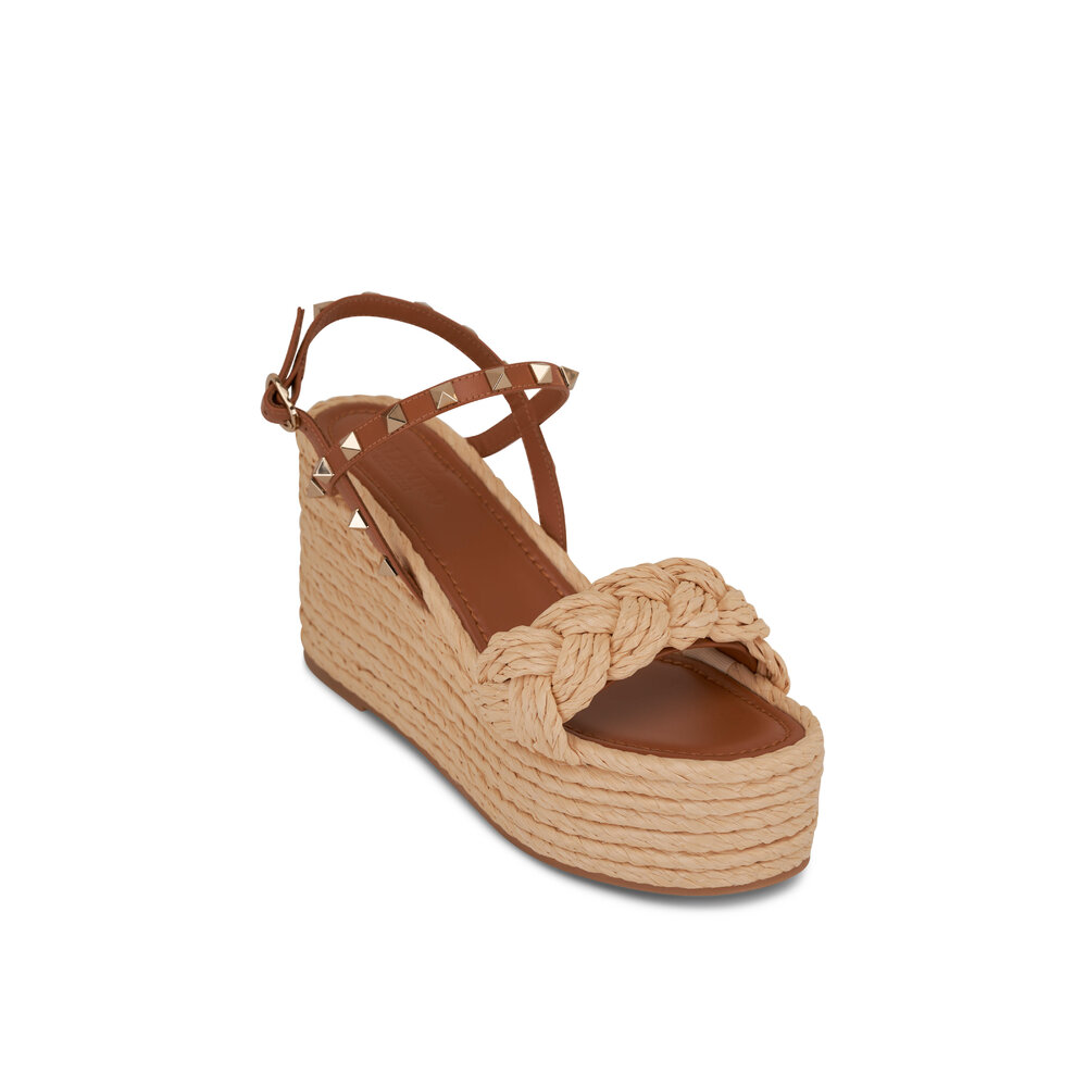 サンダル・ミュール Valentino Garavani Slippers VALENTINO Garavani Lace Print Rubber Bow Slip-On Jelly
