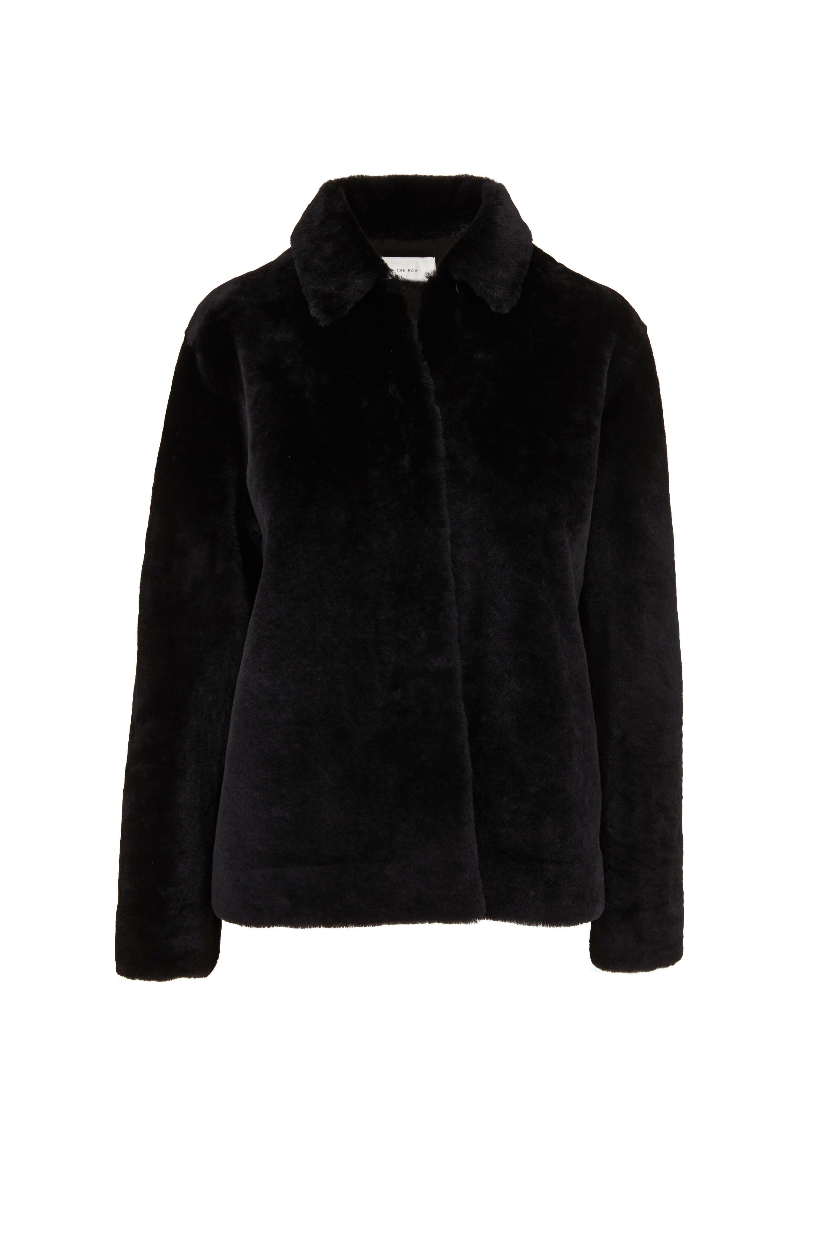 The Row - Frim Black Shearling Jacket