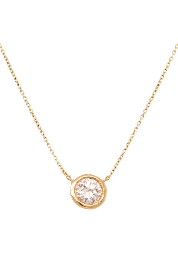Kali Zoe 18k Yellow Gold Diamond Zoe Necklace