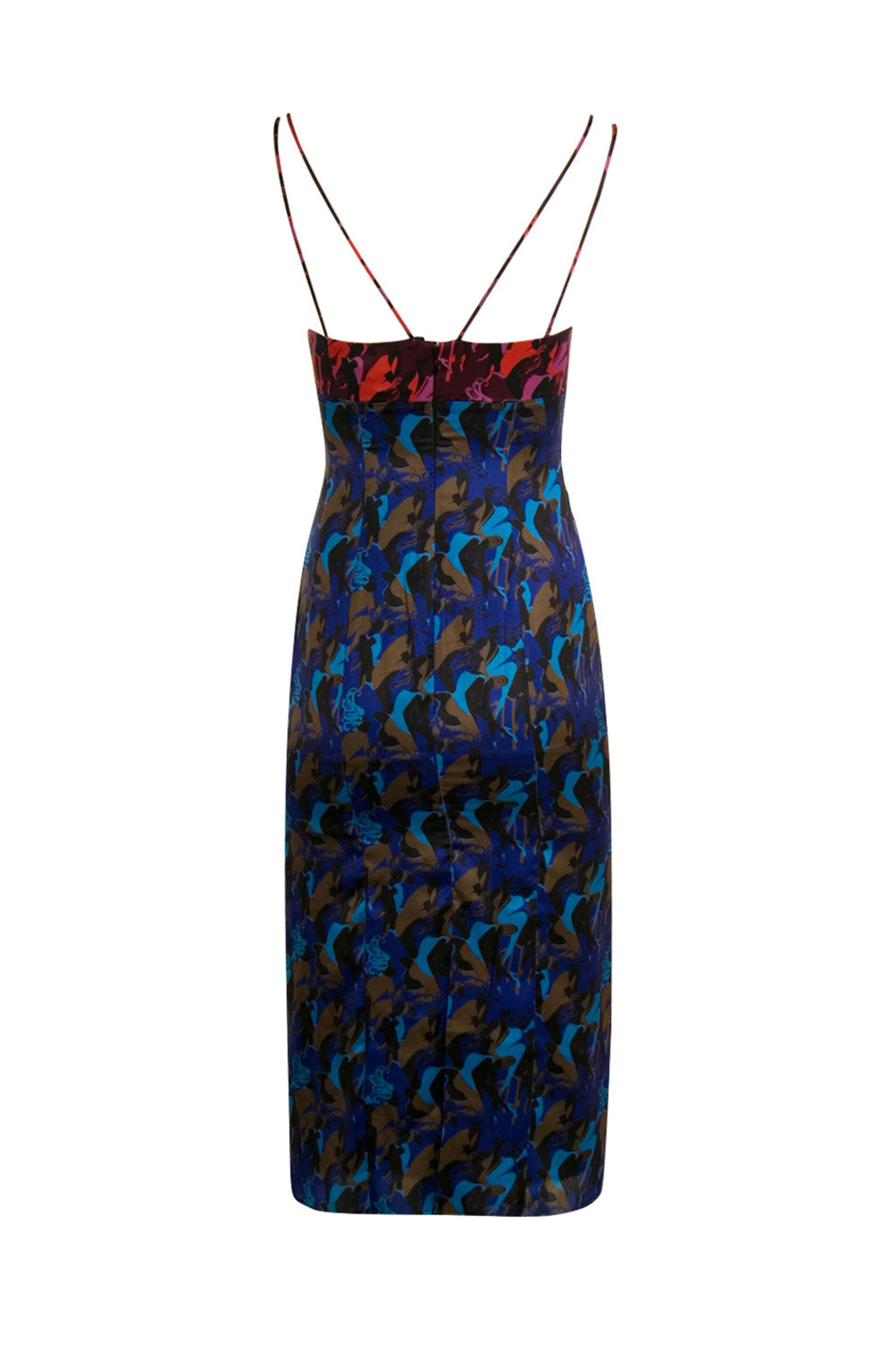 Staud - Plum Sapphire Sirens Sketching Dress