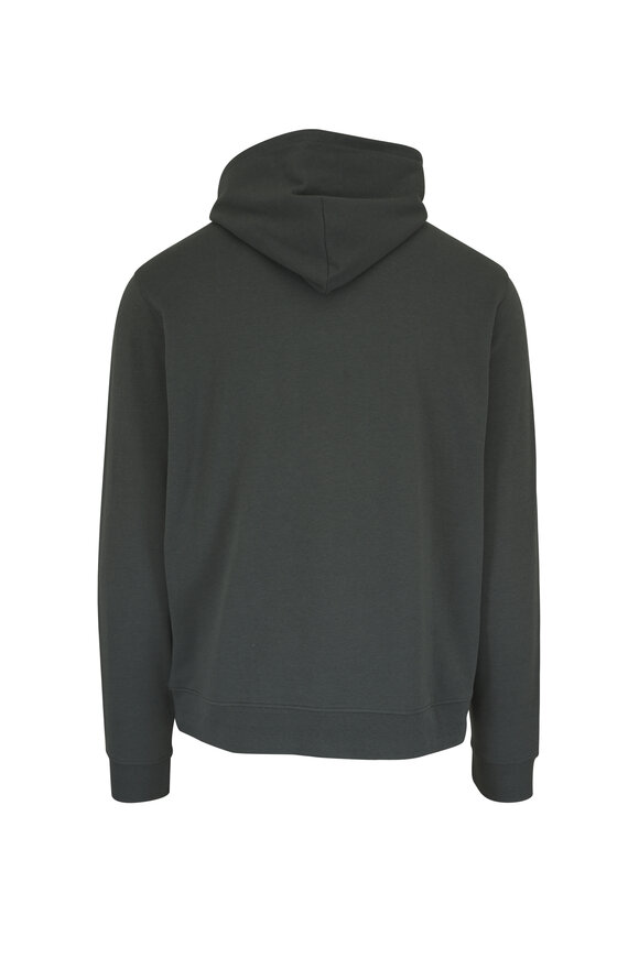 Peter Millar Oasis Green Stretch Cotton Pullover Hoodie - view 2