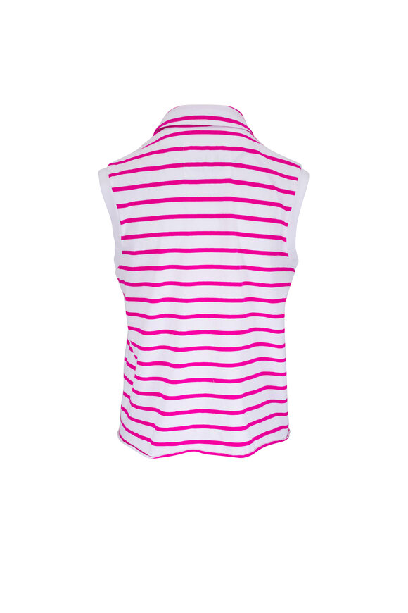 Frank & Eileen Olivia Lotus Stripe Popover Henley Tank - view 3