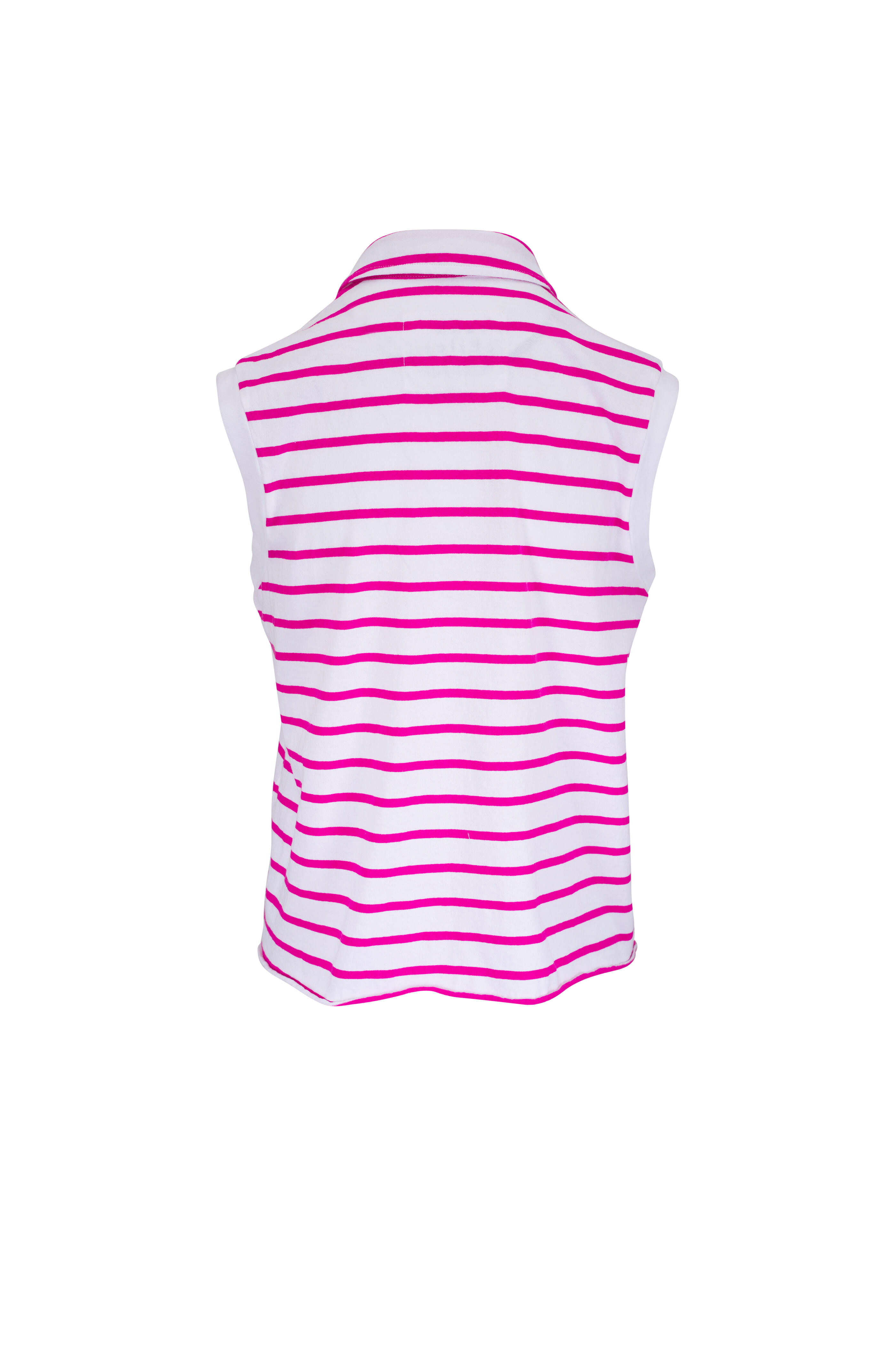 Frank & Eileen - Olivia Lotus Stripe Popover Henley Tank