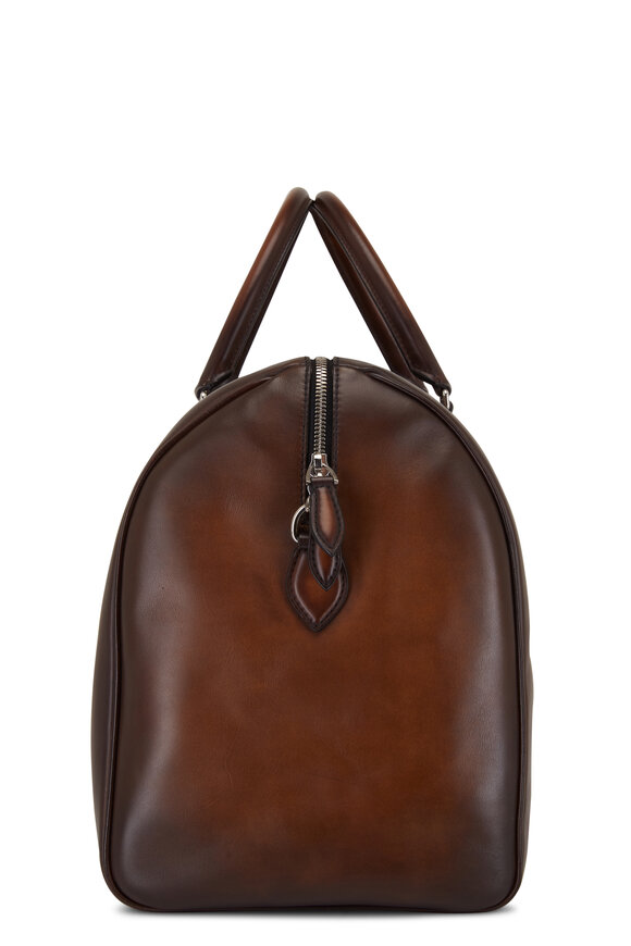 Berluti - Jour Off GM Cocoa Intenso Leather Travel Bag