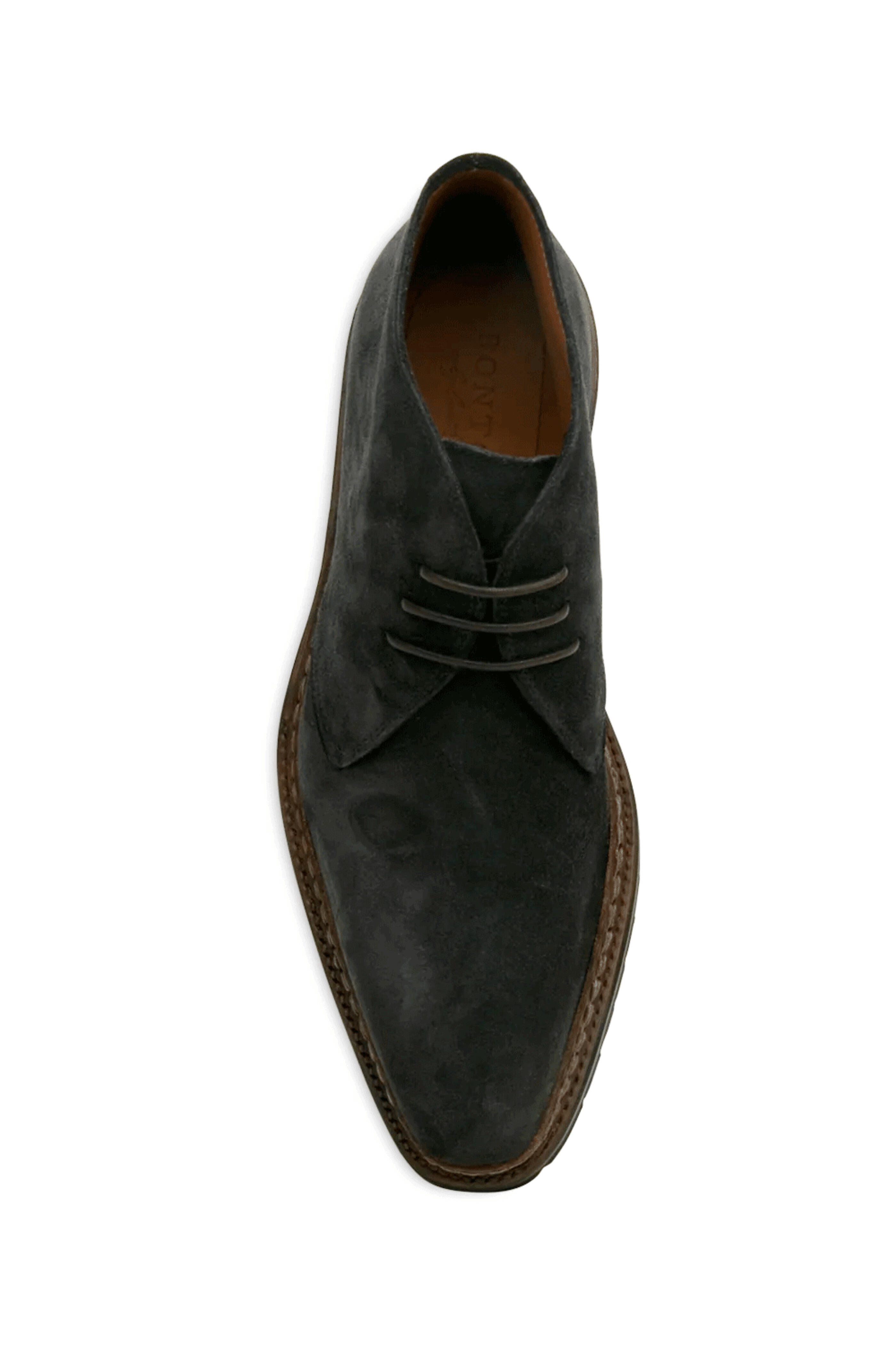 Bontoni - Desert Doppio Welt Suede Boot in Off Black