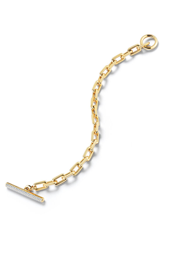 Walters Faith - Saxon Diamond Toggle Chain Link Bracelet