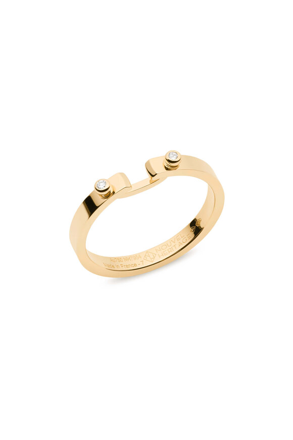 Nouvel Heritage - Monday Morning 18K Yellow Gold Mood Ring