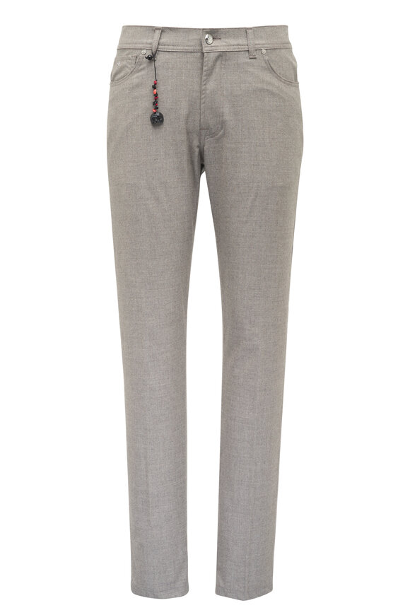 Marco Pescarolo Beige Cashmere Five Pocket Pant