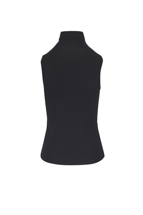 Vince Black Sleeveless Turtleneck - view 2