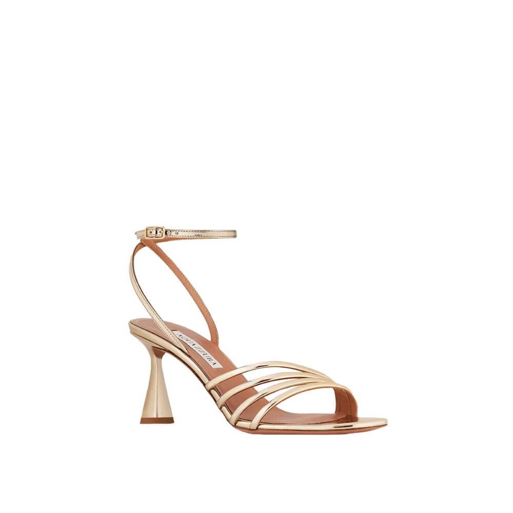 サンダル・ミュール Rose Gold Leather Strappy Sandals 0400021964099_GOLD?wid=830&hei