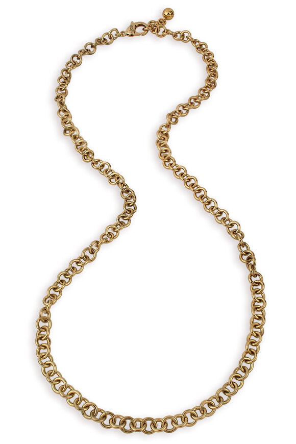 Lulu Frost Plaza Long Round Link Chain Necklace