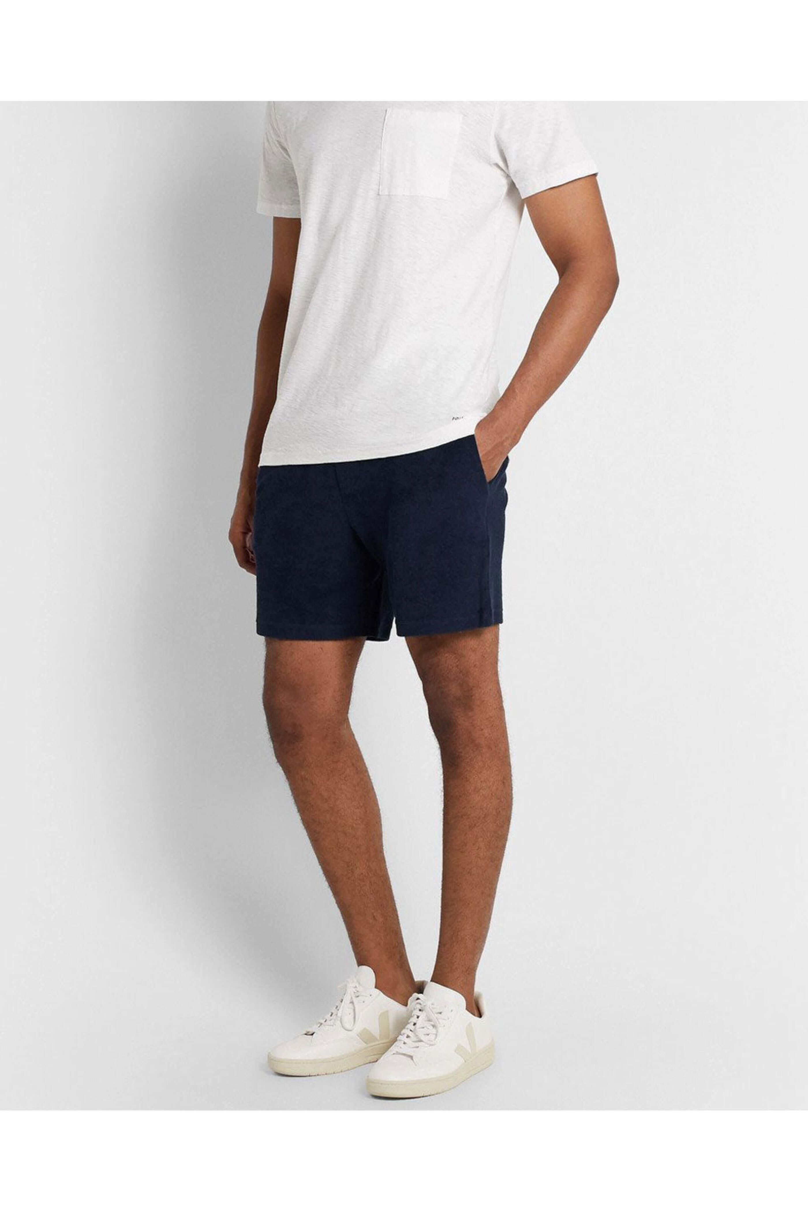 Nn07 - Cameron Navy Blue Drawstring Shorts