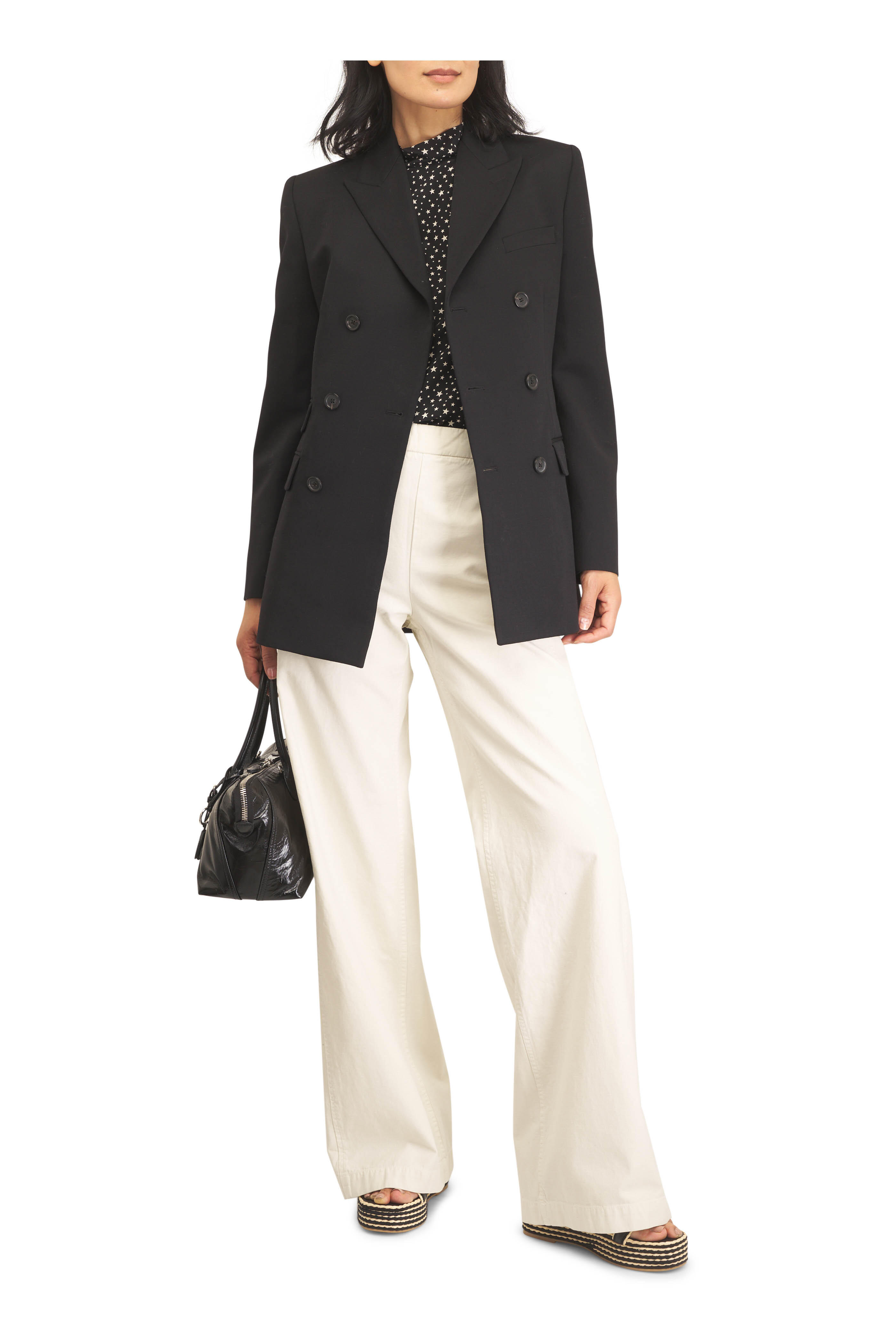 Nili Lotan - Reed Stone Cotton Pants - view 2