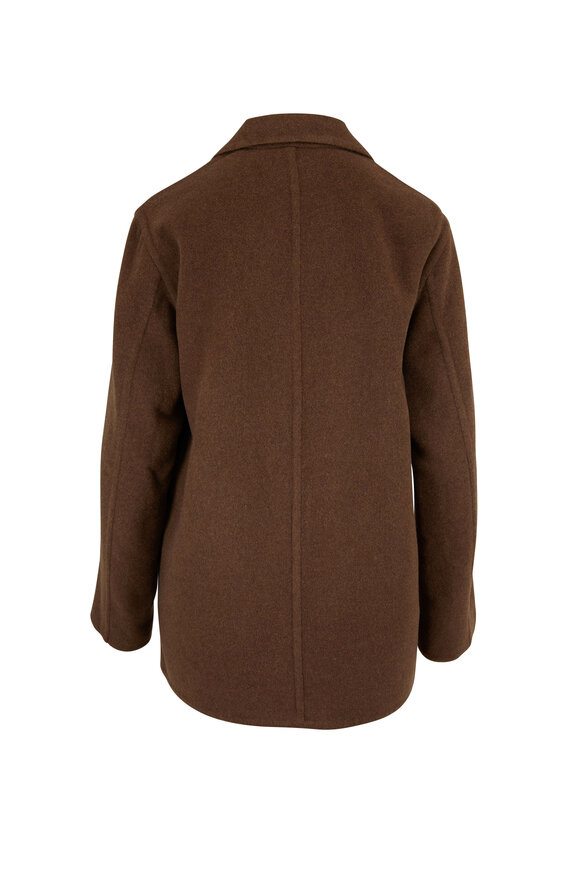 Vince - Woodbine Wool Double-Breasted Cardigan Coat