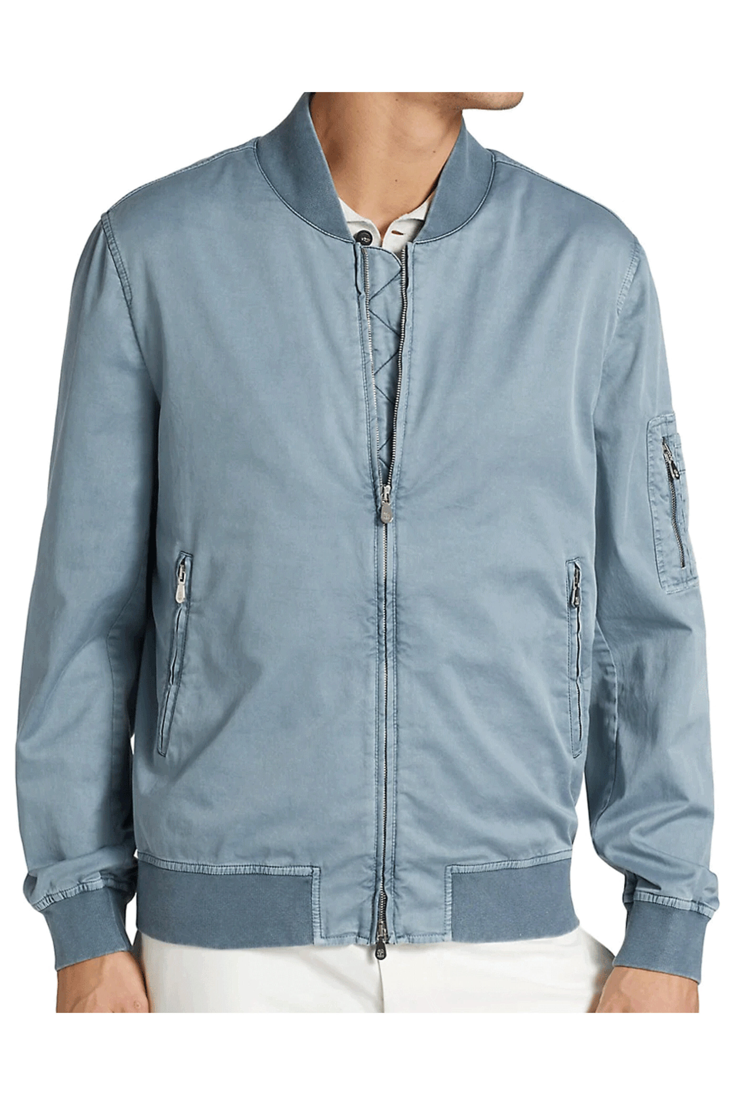 Brunello Cucinelli - Aqua Bomber Jacket