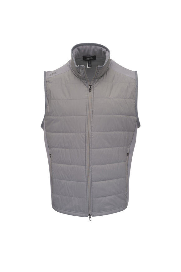 RLX Ralph Lauren Gray Mock Neck Vest