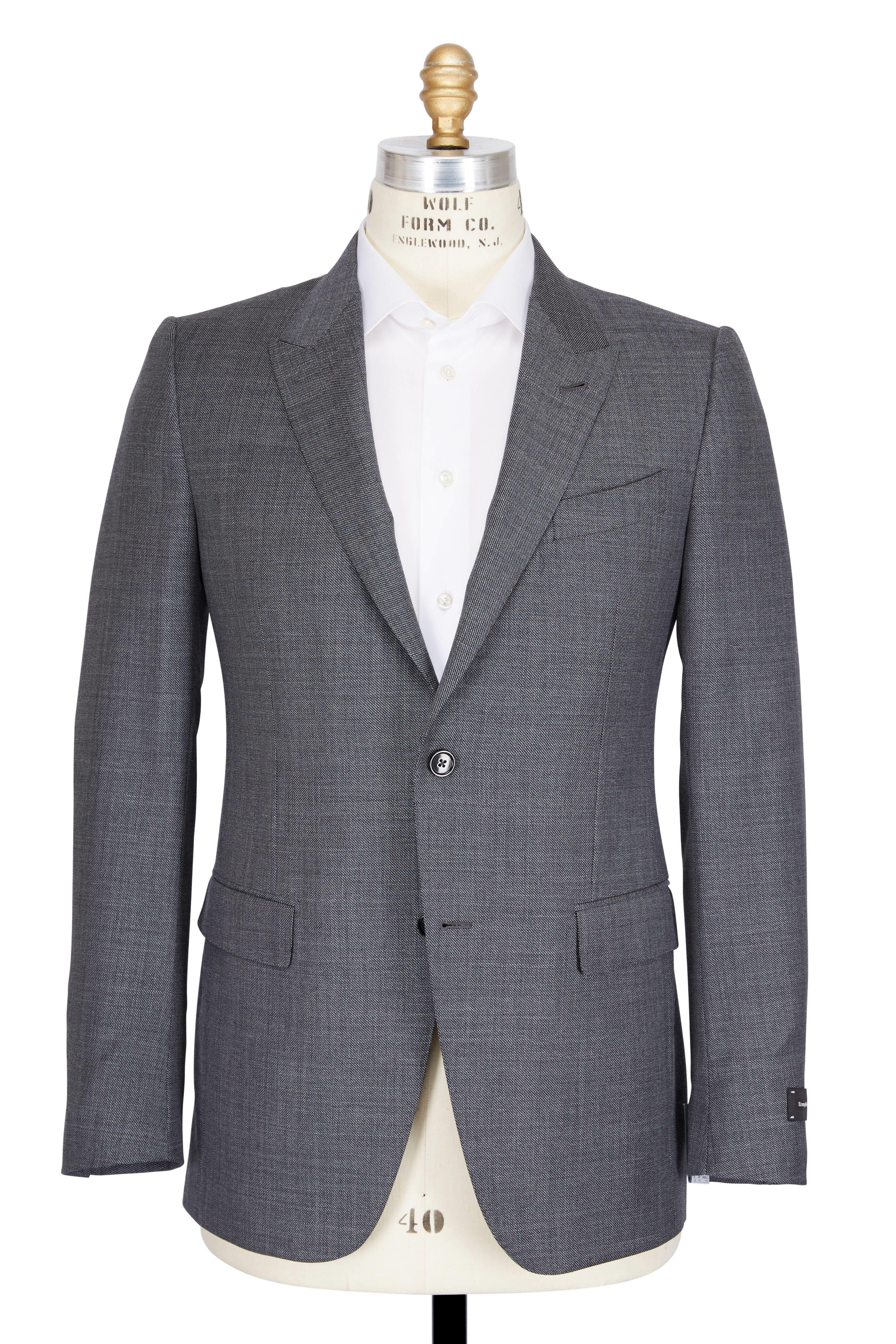 Zegna - Torino Solid Gray Wool Suit | Mitchell Stores