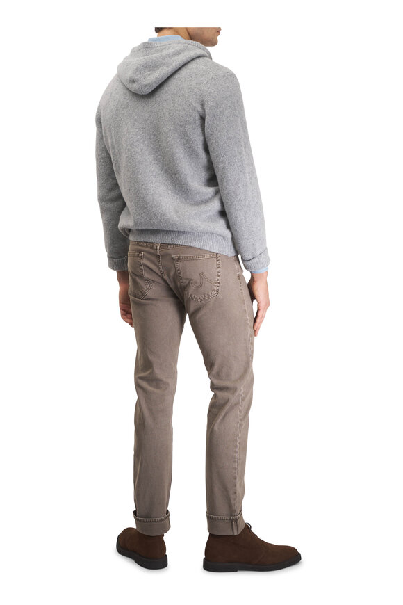Fedeli Gray Front Zip Hoodie - view 4