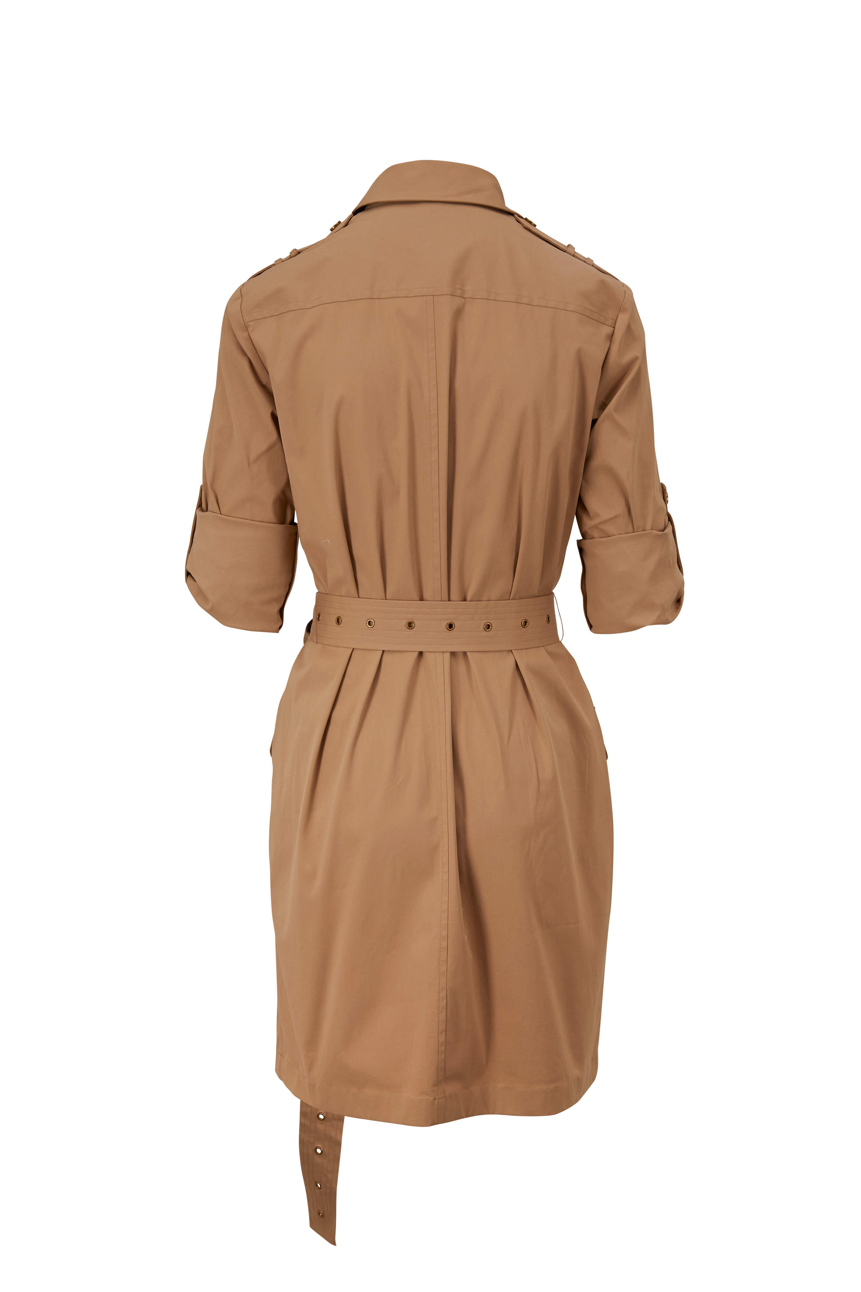 Michael Kors Collection - Barley Belted Utility Shirtdress