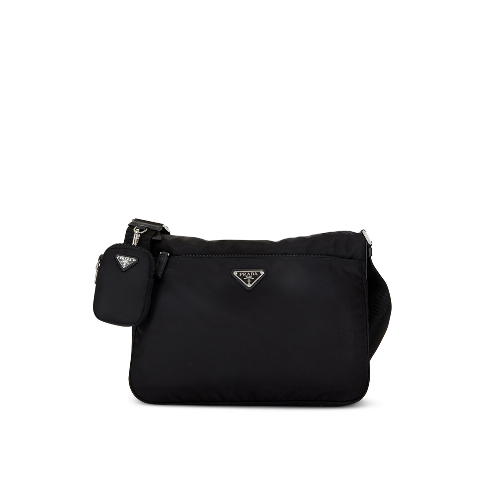 Prada - Black ReNylon Pouch Shoulder Bag | Mitchell Stores