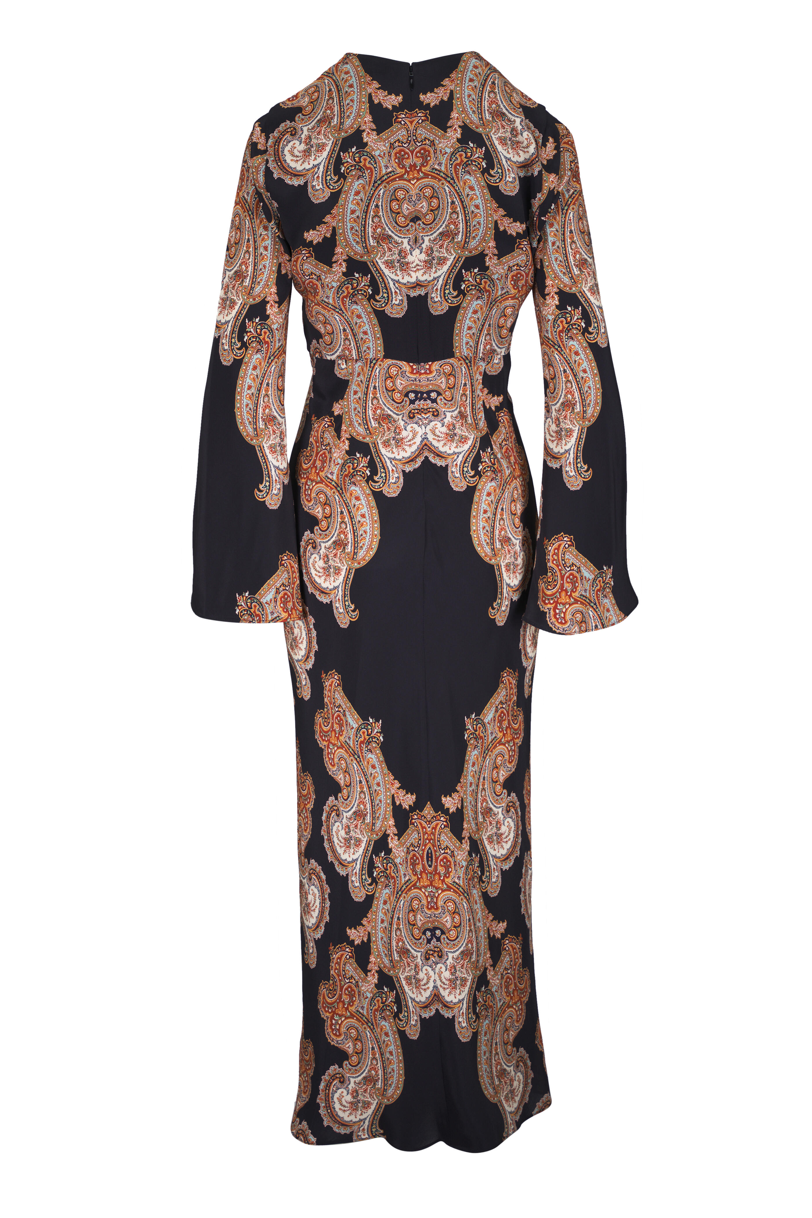 Veronica Beard - Lupita Black Multi Midi Dress