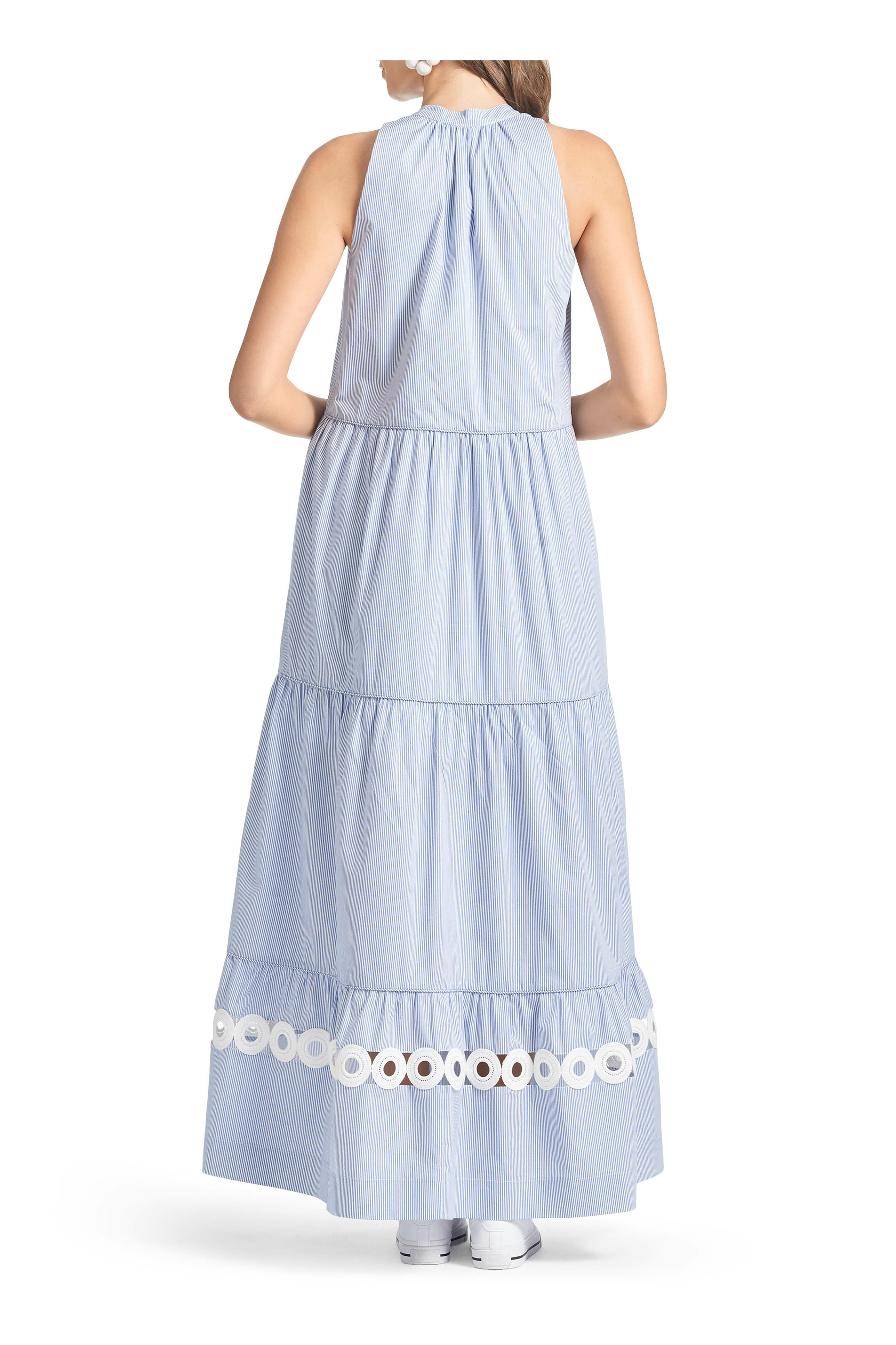 sachin and babi blue and white dress Sachin & Babi