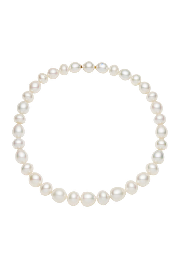 Paspaley Delfini Blue Pearl Strand Necklace - view 3