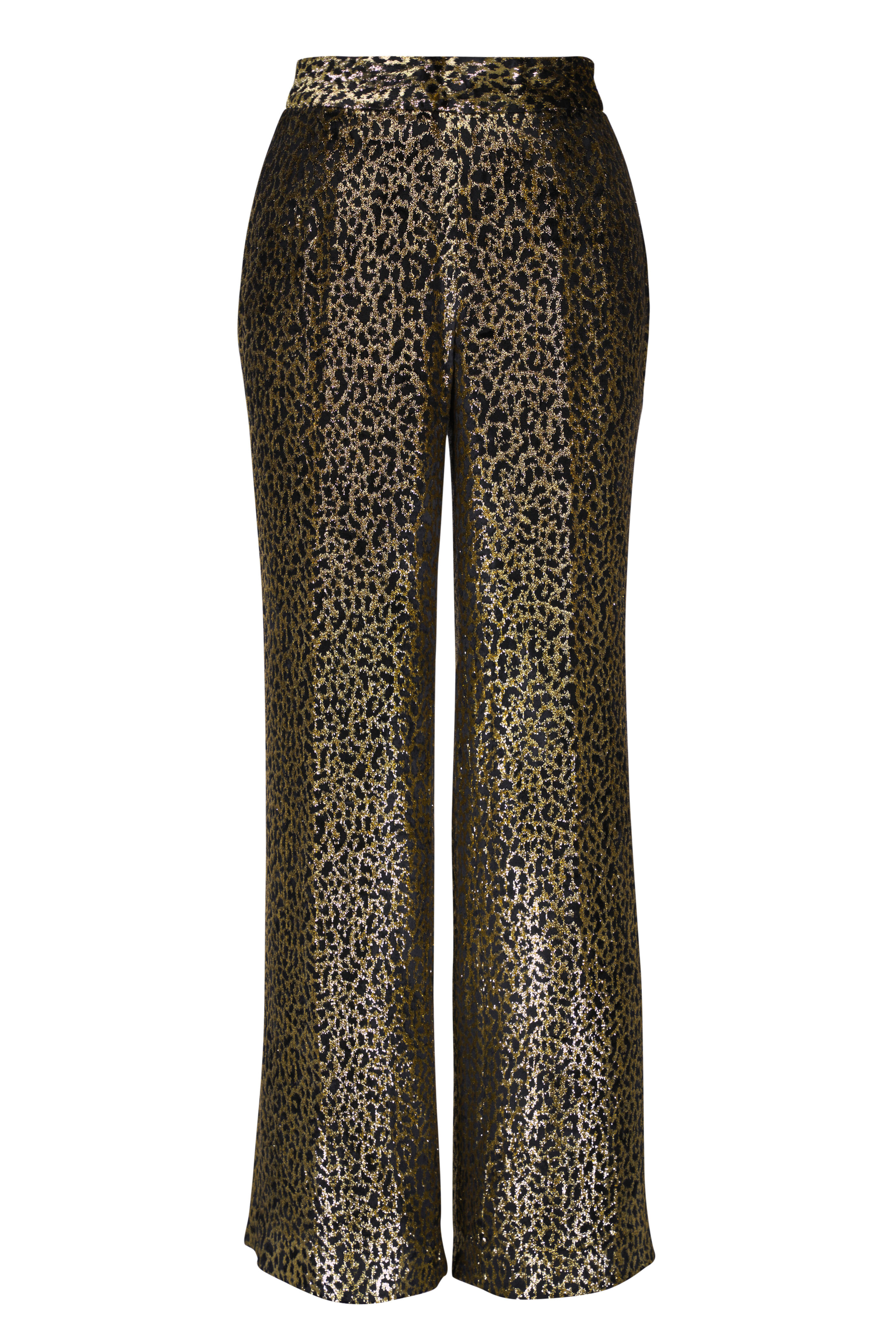 Libertine - Vreeland Aarons Gold Animal Print Slim Pant