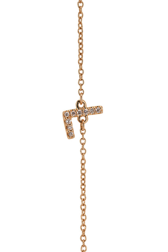 Cairo - Diamond Initial L Bracelet 