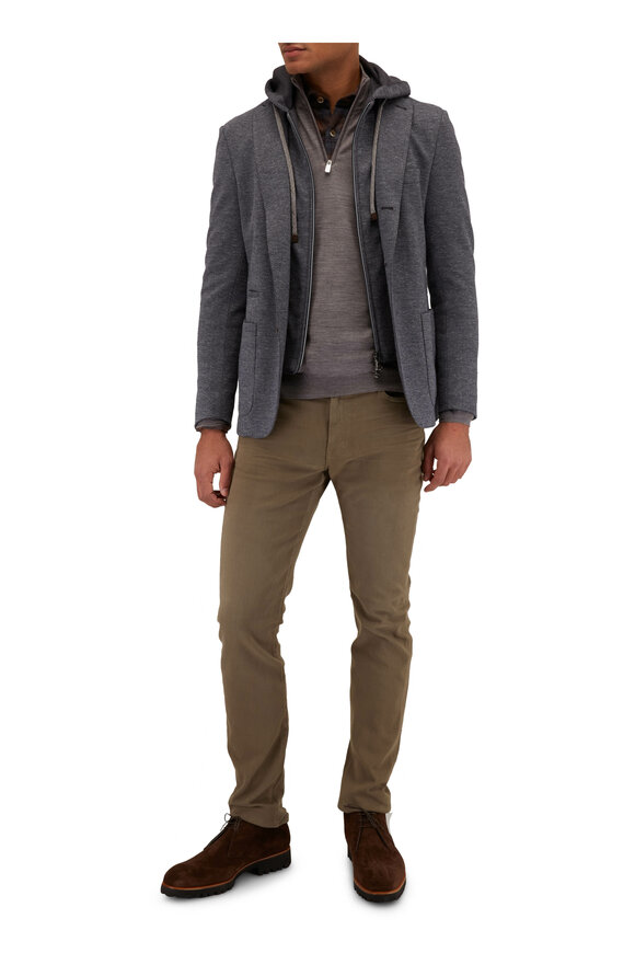 S.M.N. - The Finn Brown Taper Slim Jeans