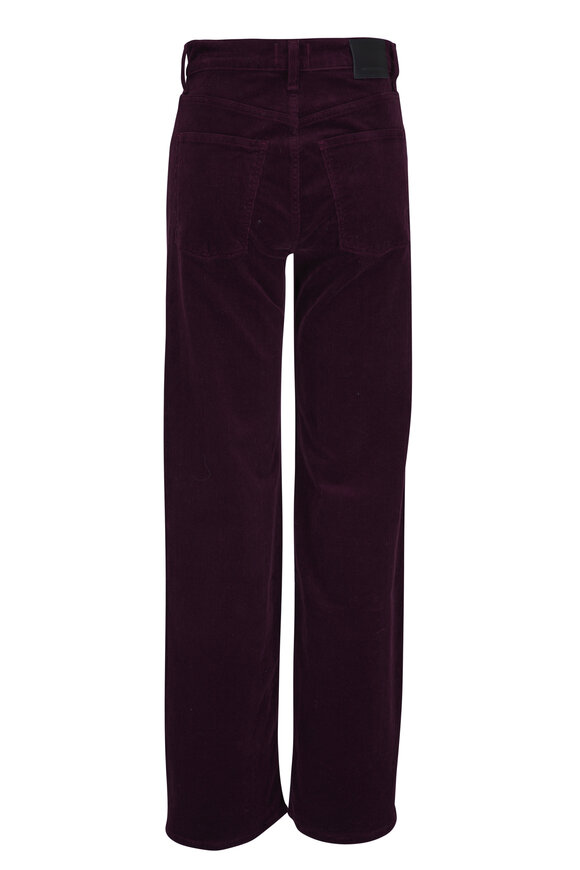 Citizens of Humanity - Annina Bordeaux Corduroy High Rise Wise Leg Pant