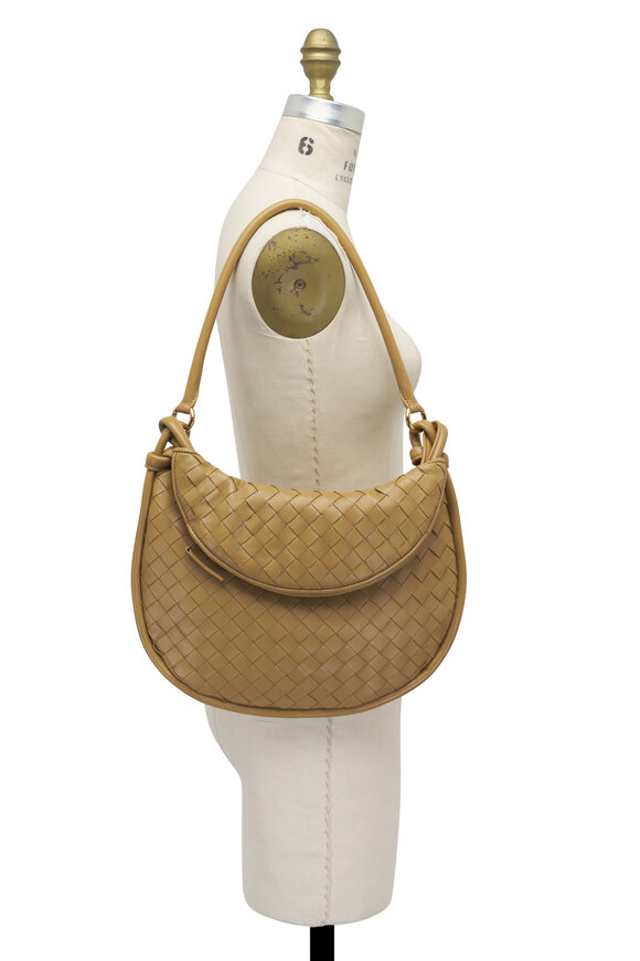 Bottega Veneta - Medium Gemelli Praline Leather Shoulder Bag