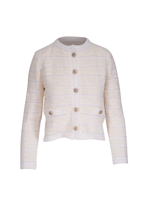 IRO - Ashville Ivory Leather Moto Jacket | Mitchell Stores