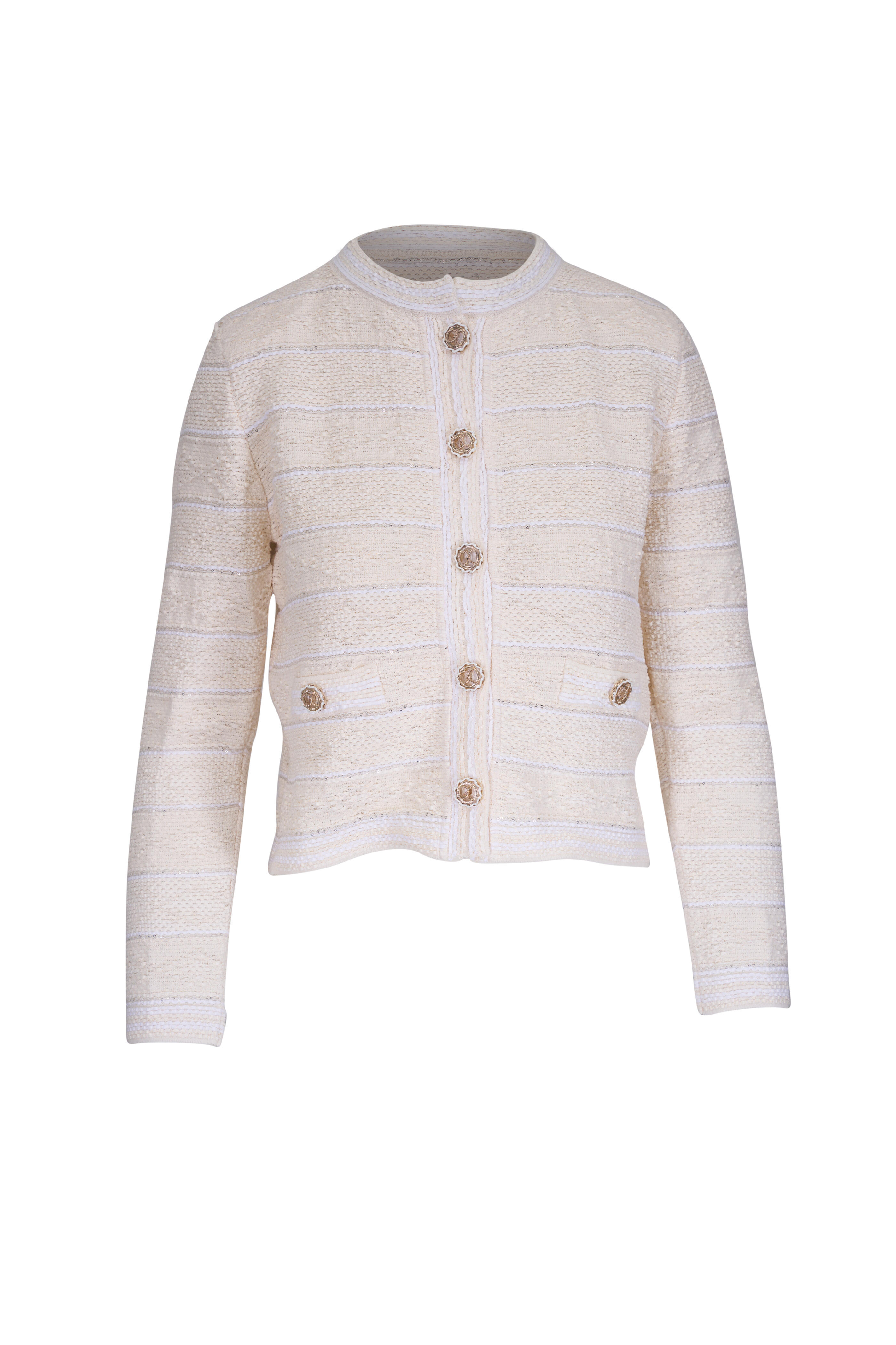 D.Exterior - Trame Eco Daino Ivory Jacket