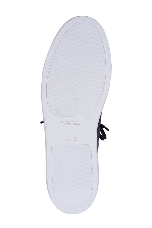 To Boot New York Pescara Black Leather Low Top Sneaker - view 5