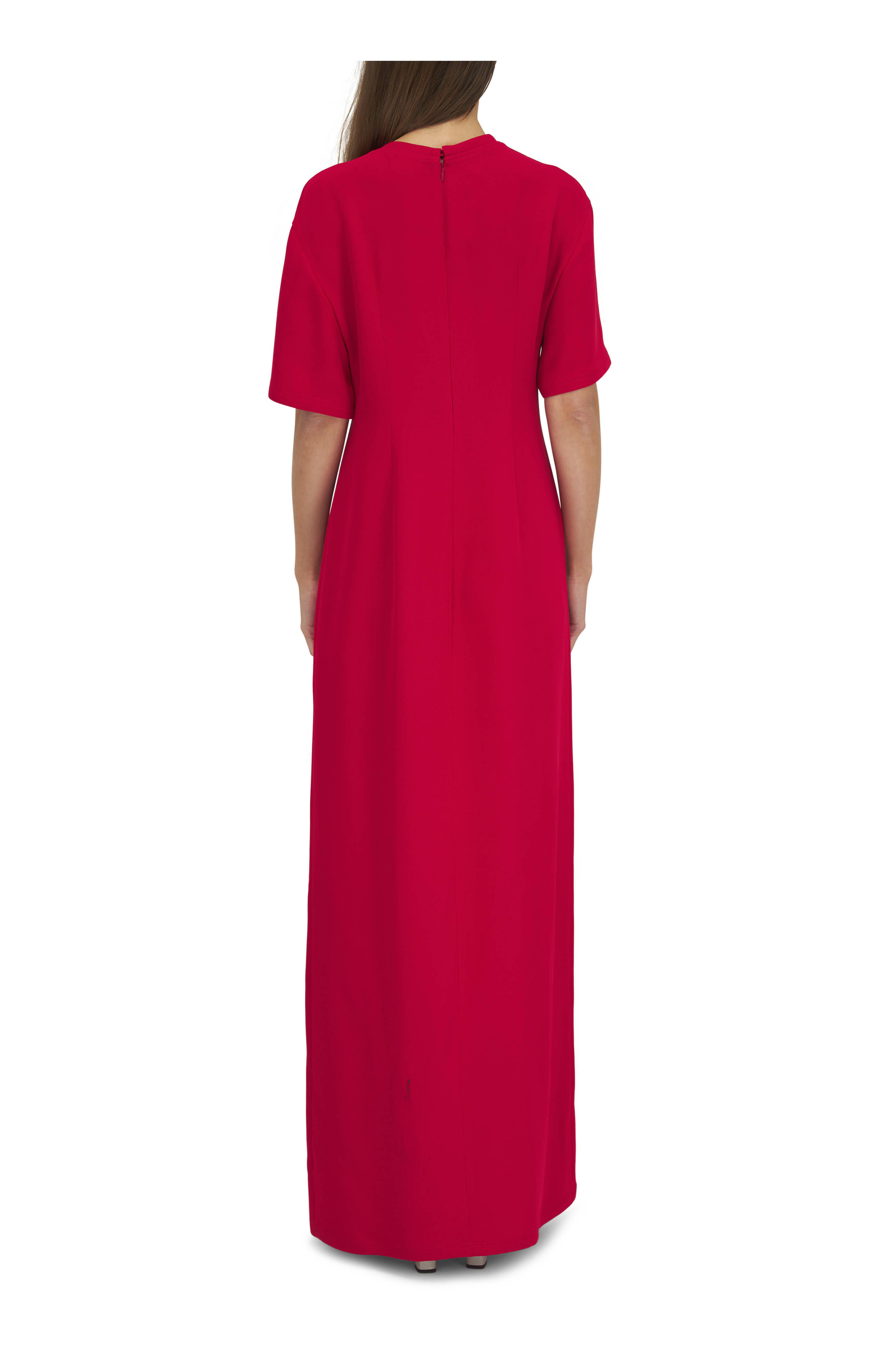 Red Valentino★素敵！One-shoulder ette dress Valentino One Shoulder Evening Gown in Red | Lyst