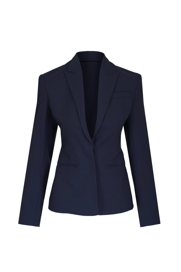TWP Momo Midnight Blue Stretch Wool Blazer - view 1