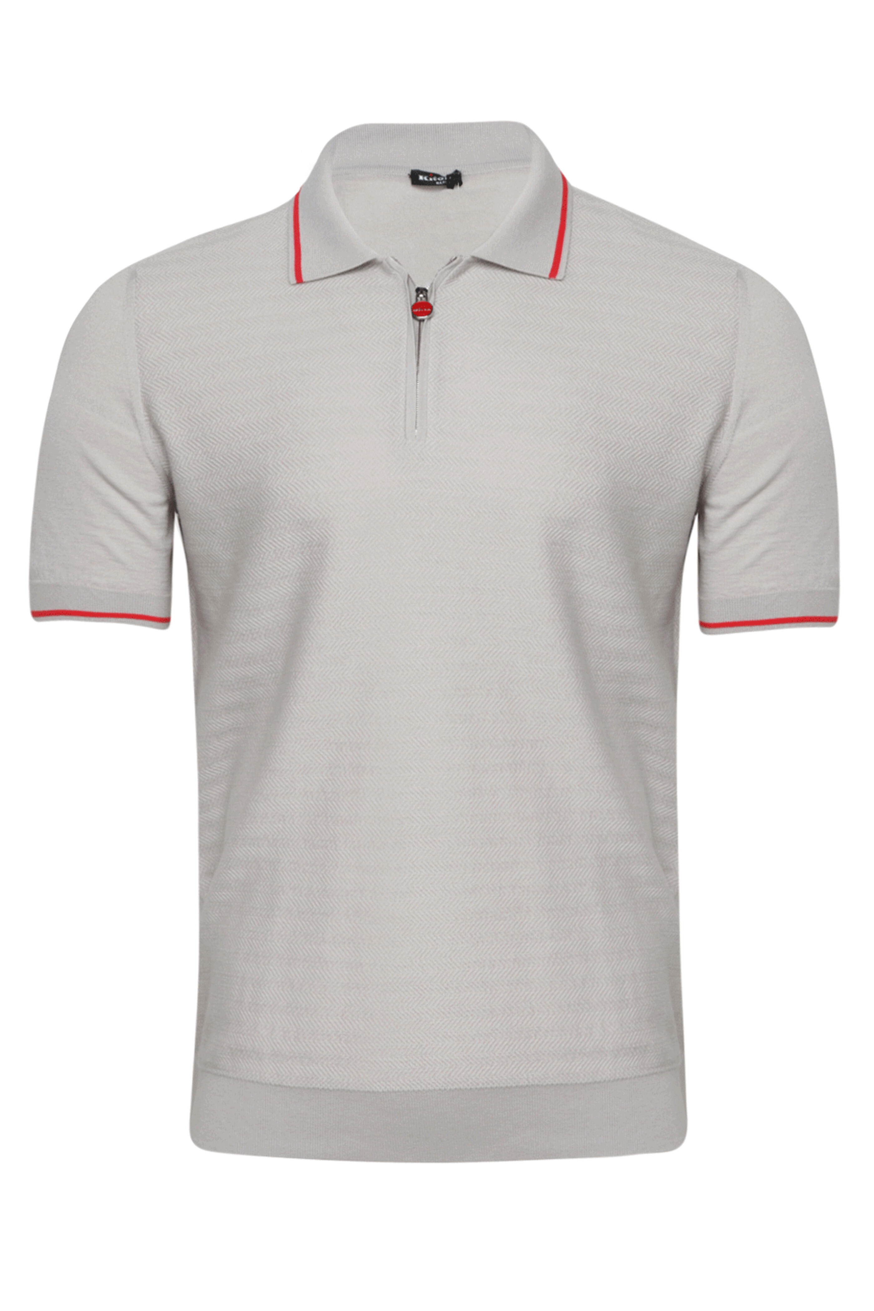 【送料&関税込】Kiton Short-sleeved Polo-zip Kiton Short-sleeved Polo-zip | italist